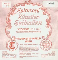 Akcesoria do instrumentów smyczkowych - Thomastik Spirocore E S9 struna skrzypcowa 4/4 - miniaturka - grafika 1