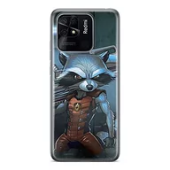 Etui i futerały do telefonów - Etui Rocket 001 Marvel Nadruk pełny Niebieski Producent: Xiaomi, Model: REDMI 10C - miniaturka - grafika 1