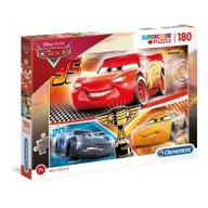 Puzzle - Puzzle 180 el. Supercolor. Cars Clementoni - miniaturka - grafika 1