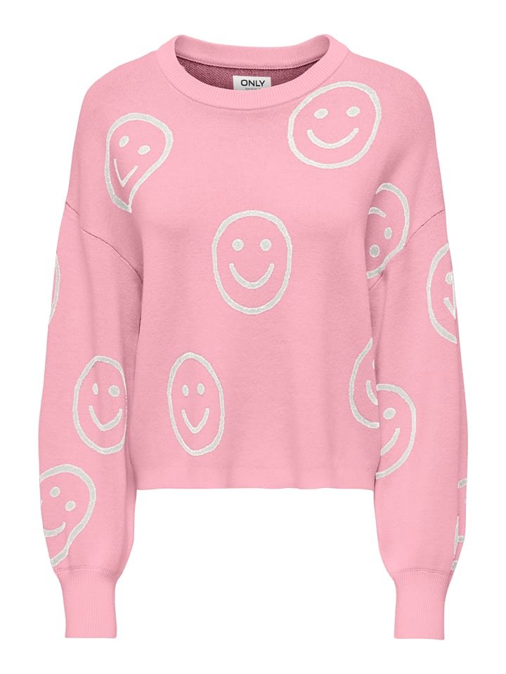 ONLY Sweter w kolorze jasnoróżowym