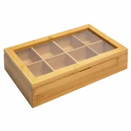 Pojemniki kuchenne - BAMBUSOWE PUDEŁKO NA HERBATĘ TEATIME WESTMARK - miniaturka - grafika 1