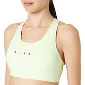 Biustonosze - Nike Damski biustonosz W Nk Swoosh Pack Grx Bra Sports Bra Barely Volt/Barely Volt/(White) XS - miniaturka - grafika 1