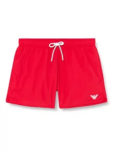 Emporio Armani Swimwear Emporio Armani Embroidery bokserki męskie, z logo, czerwone (Ruby Red), 48, rubinowy (Ruby Red) - Kąpielówki męskie - miniaturka - grafika 1
