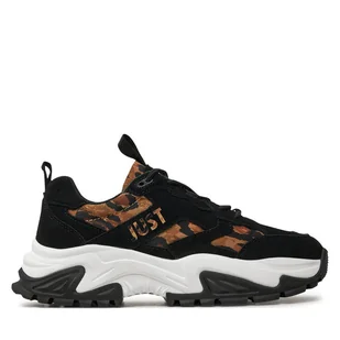 Sneakersy Just Cavalli 77RA3SC1 Brązowy - Sneakersy damskie - miniaturka - grafika 1