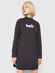 Levi's Sukienka codzienna A1773-0001 Czarny Regular Fit - Sukienki - miniaturka - grafika 1