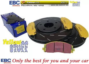Przednie klocki YellowStuff + NACINANE tarcze hamulcowe 330mm EBC seria USR RAM Cargo Van 2012- - Tarcze hamulcowe - miniaturka - grafika 1