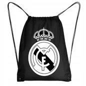 Plecaki worki - Worek Szkolny Workoplecak WF Do Przedszkola Szkoły REAL MADRYT + IMIĘ - miniaturka - grafika 1