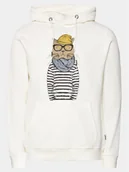 Bluzy męskie - Blend Bluza 20716540 Biały Regular Fit - miniaturka - grafika 1