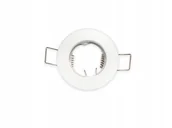 Oprawy, klosze i abażury - LED line Oprawa halogenowa sufitowa okrągła stała, odlew stopu aluminium, MR11 - biała matowa 245114 - miniaturka - grafika 1