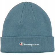 Czapki damskie - Czapka Zimowa Unisex Champion Niebieska 806064-Bs099 Na Zimę Ciepła - miniaturka - grafika 1
