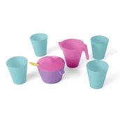 Zabawki interaktywne dla dzieci - Party Time zestaw naczyń 8 el. różowy 22210 - miniaturka - grafika 1