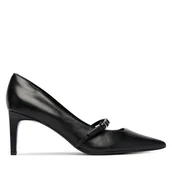 Czółenka - Czółenka Calvin Klein Ess Stiletto 70 Mj Lth Hdw HW0HW02952 Czarny - miniaturka - grafika 1