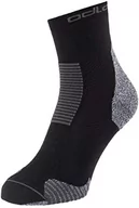 Skarpetki damskie - Odlo Ceramicool Stabilizer Socks Quarter, black EU 36-38 2021 Skarpety do biegania 763730-15000-36-38 - miniaturka - grafika 1