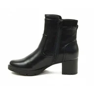 Botki damskie - Jana Damskie Softline 8-25360-41 wygodne uniwersalne buty klasyczne buty na co dzień botki, czarny, 41 EU Weit - miniaturka - grafika 1