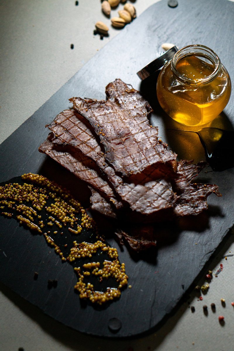 Jerky suszone mięso z Kurczaka o smaku Miód Musztarda 1kg Meat