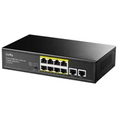 Pozostałe akcesoria sieciowe - Switch Poe+ 10Port Fs1010Pg 120W 10/100M Vlan Cctv - miniaturka - grafika 1