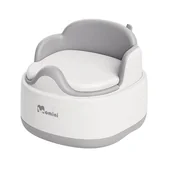 Nocniki - Nocnik MOMINI Softi 3w1 Szary - miniaturka - grafika 1