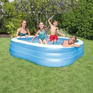 Baseny ogrodowe - Intex Basen Beach Wave, 229x229x56 cm, 57495NP - miniaturka - grafika 1