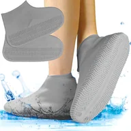 Pokrowce na ubrania - WODOODPORNE OCHRANIACZE NAKŁADKI NA BUTY NA DESZCZ ANTYPOŚLIZGOWE KALOSZE M - miniaturka - grafika 1