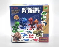 Mały naukowiec - Zestaw dinozaury do skręcania 6 sztuk z wiertarką - miniaturka - grafika 1