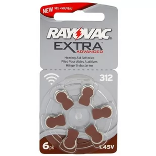RAYOVAC 312 / PR41 - 6 szt. Baterie do aparatów słuchowych - Baterie i akcesoria - miniaturka - grafika 1
