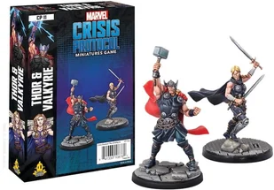 Fantasy Flight Games Marvel Crisis Protocol Thor and Valkyrie 112773 - Gry bitewne - miniaturka - grafika 2