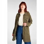 Płaszcze damskie - Lee Płaszcz Koszulowy Cienki Khaki XL 1a5g1_b* - LEE - miniaturka - grafika 1