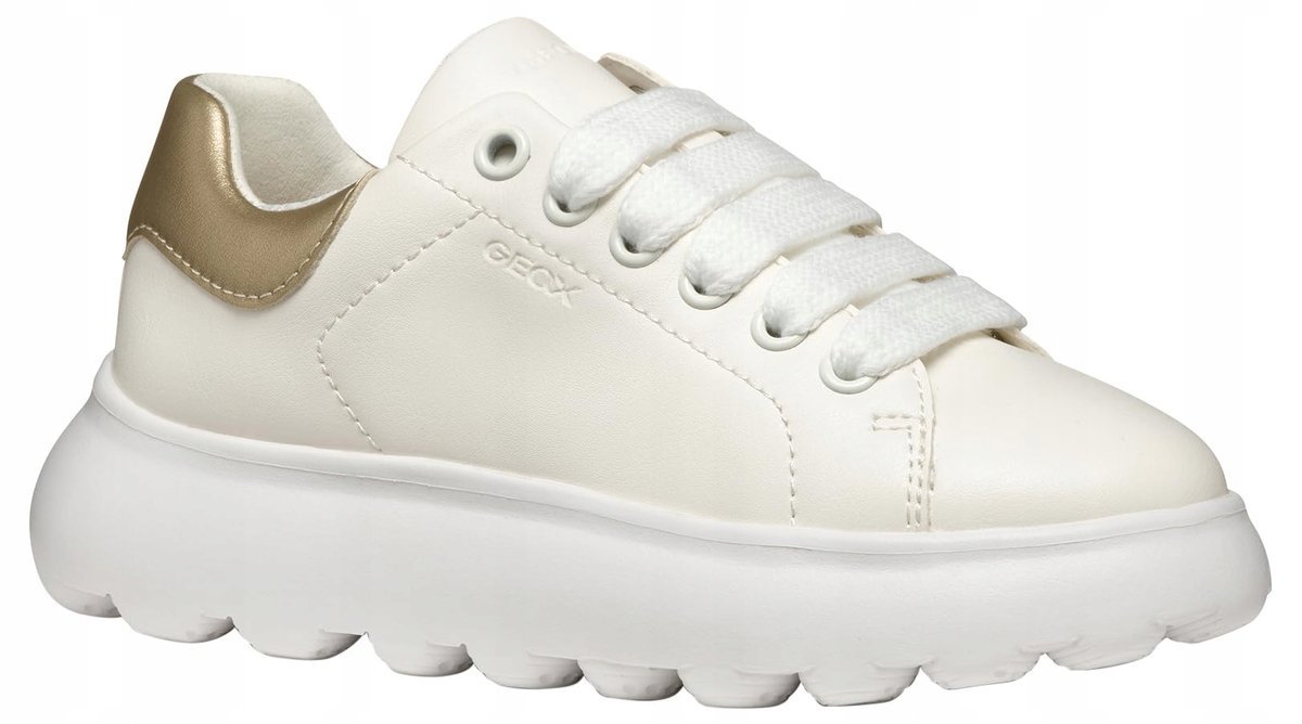 BIAŁE SNEAKERSY DZIEWCZĘCE GEOX PUFFYPOP J55MRA 000BC C0588 ROZMIAR 39