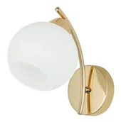 Lampy ścienne - Złoty nowoczesny kinkiet szklany - D247 E7-M87 - miniaturka - grafika 1