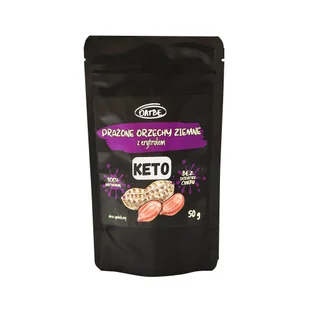 Oatbe Prażone orzeszki ziemne z erytrytolem 50 g - żywność - Orzechy i nasiona - miniaturka - grafika 1