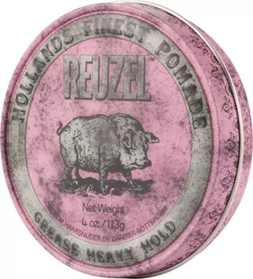 Reuzel Reuzel Pink Grease Heavy Hold Pomada woskowa 113 g - Kosmetyki do stylizacji włosów - miniaturka - grafika 1