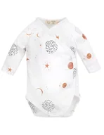Body dla niemowląt - Yosoy Body niemowlęce z długim rękawem bawełna organiczna Sky Stars, Rozmiar: 56 - miniaturka - grafika 1