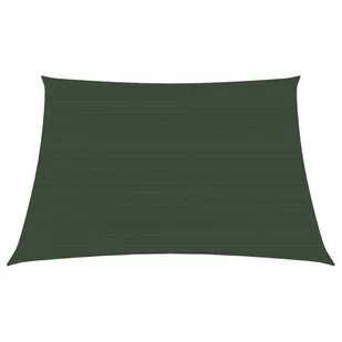 vidaXL Żagiel przeciwsłoneczny, 160 g/m, ciemnozielony, 3/4x2 m, HDPE vidaXL - Parasole ogrodowe - miniaturka - grafika 1