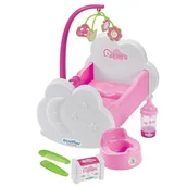 Akcesoria dla lalek - Ecoiffier Nursery kołyska z karuzelką 2873 Ecoiffier 76000012873 - miniaturka - grafika 1