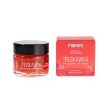 Mohani Wygładzająco-odżywczy peeling do ust Truskawka 15ml - Balsamy do ust - miniaturka - grafika 1