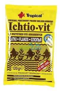 Tropical Ichtio-Vit w płatkach pokarm podstawowy w płatkach dla rybek 1000ml/120g - Pokarm dla ryb - miniaturka - grafika 1