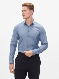 Calvin Klein Koszula K10K112299 Niebieski Slim Fit - Koszule męskie - miniaturka - grafika 1