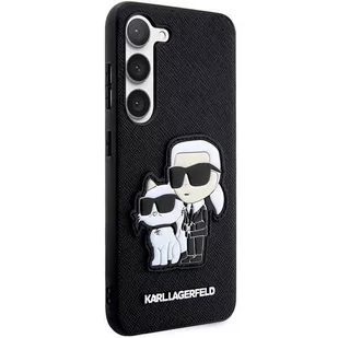Karl Lagerfeld KLHCS23SSANKCPK S23 S911 hardcase czarny/black Saffiano Karl & Choupette - Etui i futerały do telefonów - miniaturka - grafika 4