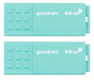 Pendrive - GoodRam UME3 CARE Dwupak 2x64GB USB 3.2 Zielony UME3-0640CRR11-2P - miniaturka - grafika 1