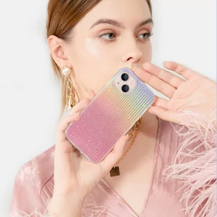 Kingxbar Travel Series luksusowe eleganckie etui na iPhone 13 pomarańczowy (Sunset) - Etui i futerały do telefonów - miniaturka - grafika 2