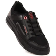 Buty sportowe damskie - Buty sportowe Cross Jeans W INT1833 (kolor Czarny, rozmiar 37) - miniaturka - grafika 1
