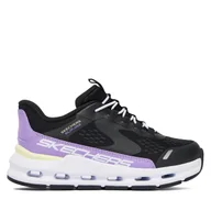 Buty dla dziewczynek - Sneakersy Skechers Glide-Step + 303654L BKPR Czarny - miniaturka - grafika 1