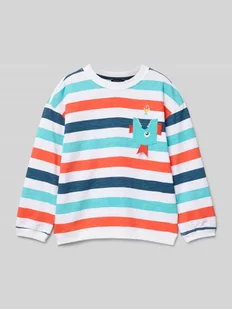 Bluza z prążkowanymi wykończeniami - Swetry dla chłopców - miniaturka - grafika 1