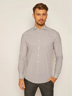 Koszule męskie - Strellson Koszula 11 Sereno-Sw 30023171 Biały Slim Fit - grafika 1