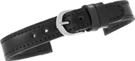 Akcesoria do smartwatchy - Pasek do zegarka - Rzemiosło skóra 12 mm 7341-12XXLS Czarny - miniaturka - grafika 1