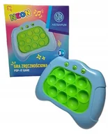 Zabawki sensoryczne - GRA ZRĘCZNOŚCIOWA SENSORYCZNA POP IT POPIT NEON - miniaturka - grafika 1