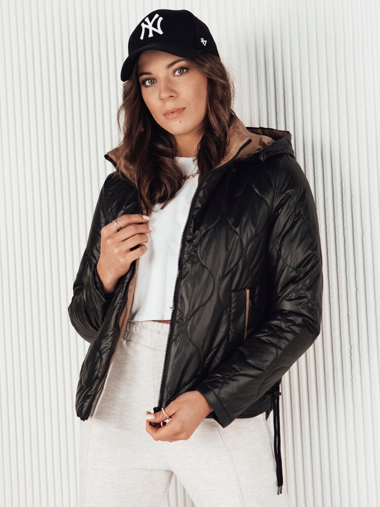 Kurtka damska pikowana MAXWELL czarna Dstreet TY4111-XL