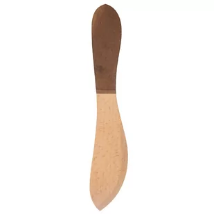 Nóż drewniany do masła szpatuła nożyk do smarowania sera dżemu miodu smalcu 19 cm kod: O-831164 + Sprawdź na SuperWnetrze.pl - Nożyce kuchenne - miniaturka - grafika 1
