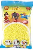Prace ręczne dla dzieci - Hama 201-43 - żółty pastelowy - 3000 koralików midi - miniaturka - grafika 1