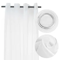 Firany - Firana Dekoracyjna Ivy 145 x 250 Przelotka Woal 01 - miniaturka - grafika 1